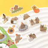 BGM Planner Sticker Flakes - Capybaras Galore