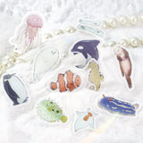 BGM Planner Sticker Flakes - Full of Sea Life