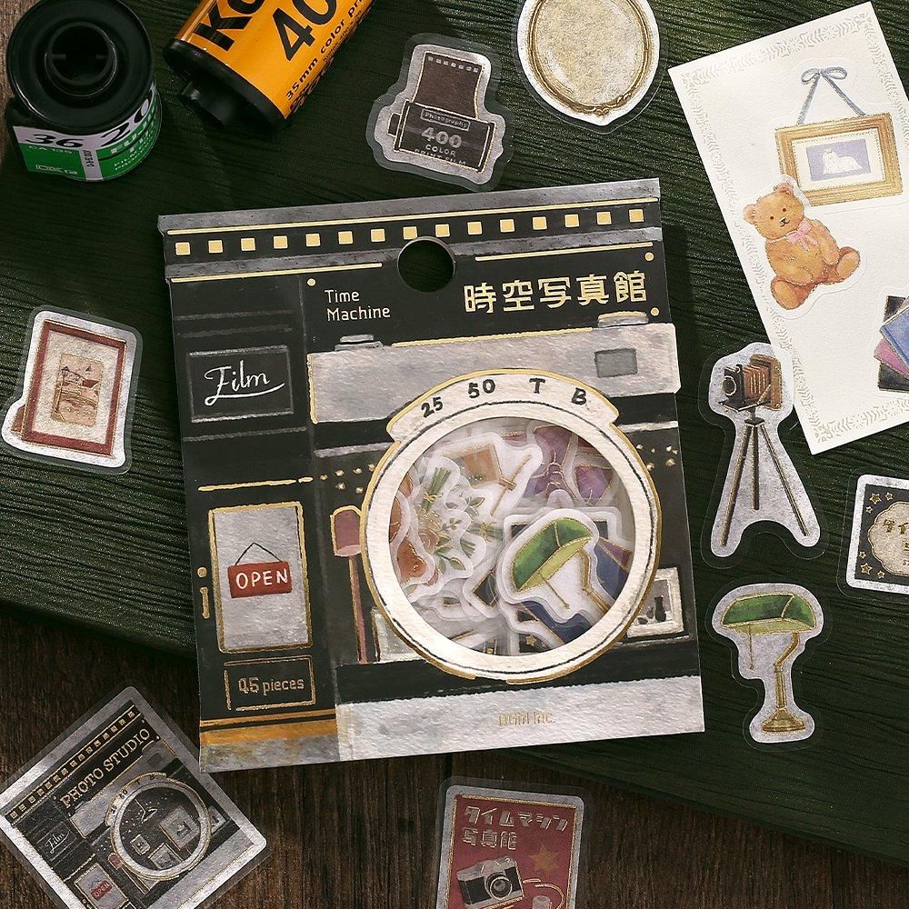 BGM Flake Stickers - Fantasy Shopping Street - Space-Time Photo Gallery