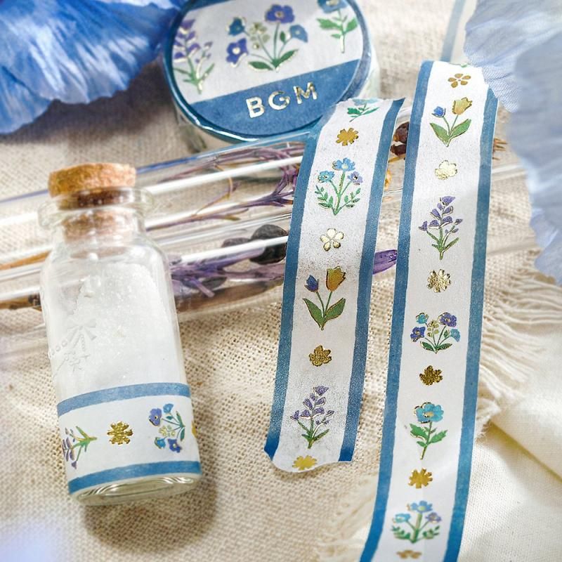 BGM Washi Tape - Life - Flower Ribbon