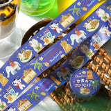 BGM Washi Tape - World Café Travel - Thailand