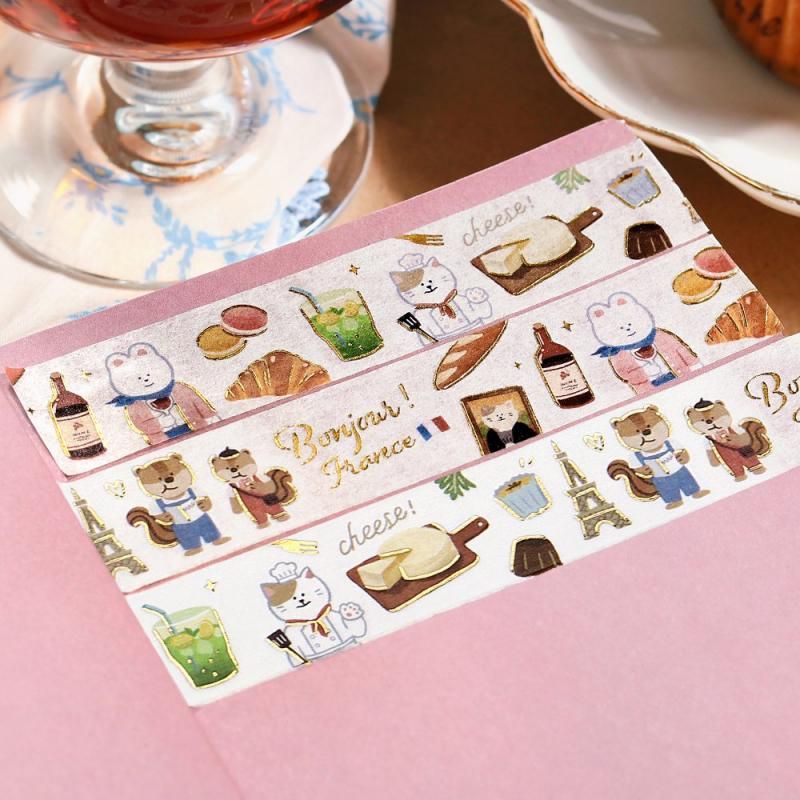 BGM Washi Tape - World Café Travel - France