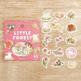 BGM Planner Sticker Flakes - Warm Forest - Pink