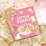 BGM Planner Sticker Flakes - Warm Forest - Pink
