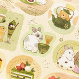 NB Japanese Style Stickers - Rabbits and Japanese Sweets