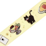 BGM Washi Tape - Black Cat Café