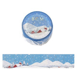 BGM Washi Tape - Dreamy Scenery - Snow Country