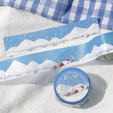 BGM Washi Tape - Dreamy Scenery - Snow Country
