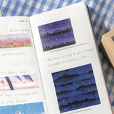 BGM Washi Tape - Dreamy Scenery - Lake at Night
