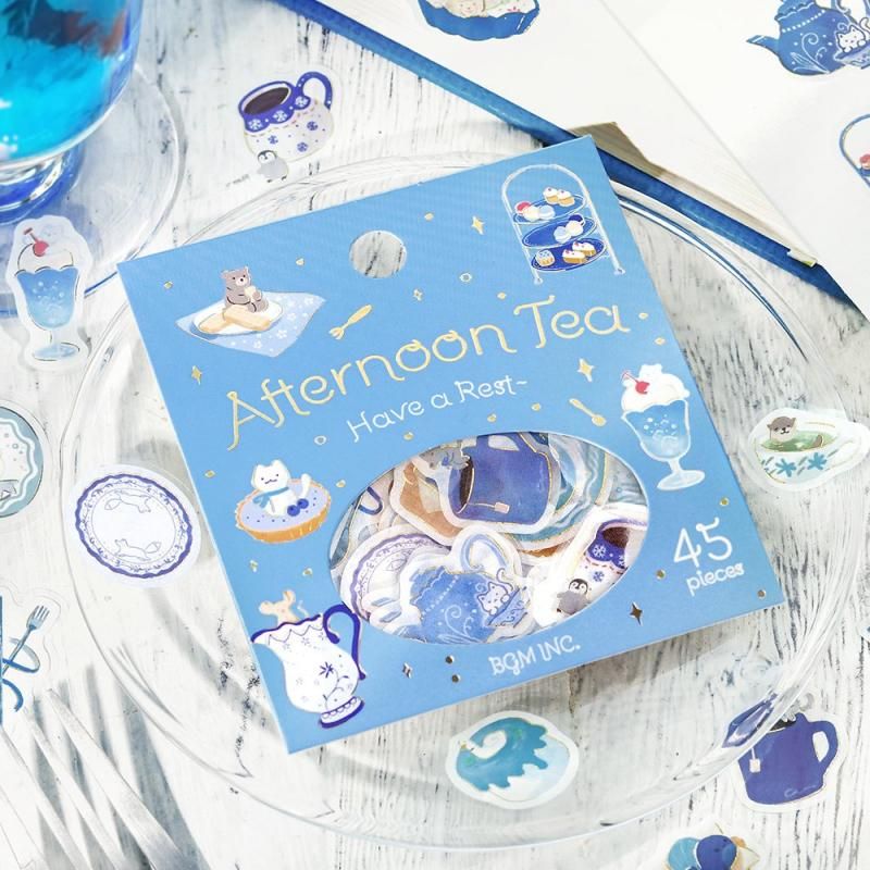 BGM Planner Sticker Flakes - Afternoon Tea Party - Let's Take a Breather