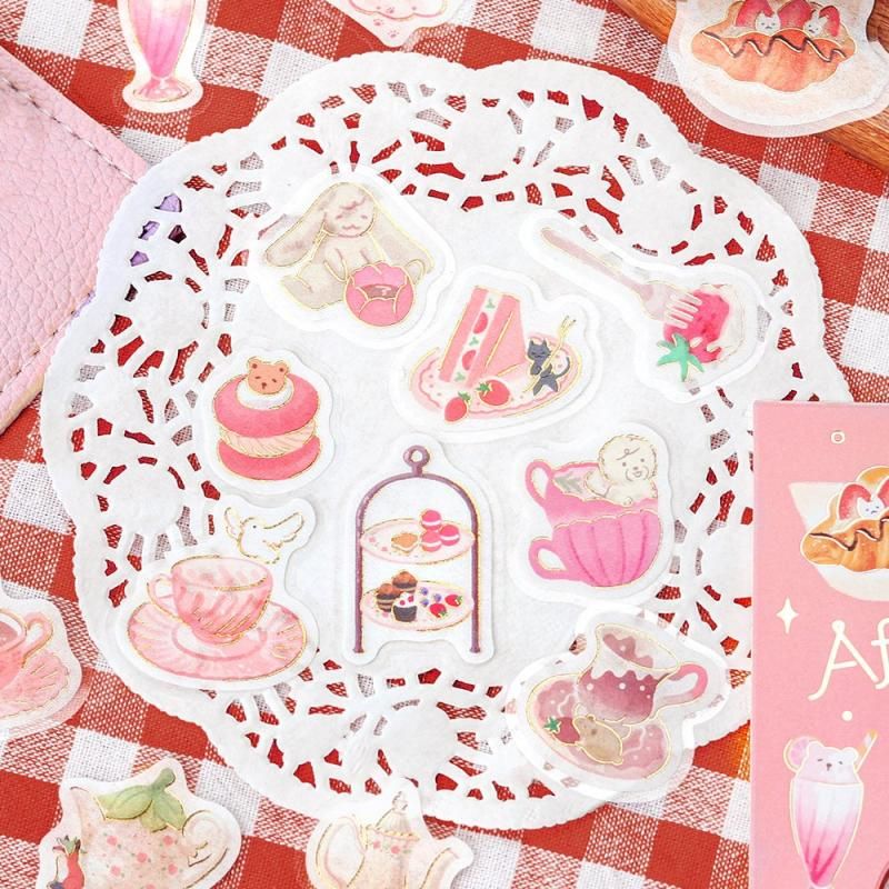 BGM Planner Sticker Flakes - Afternoon Tea Party - Snacks for you