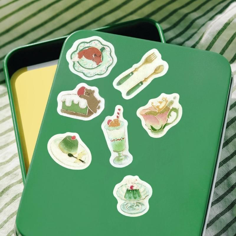 BGM Planner Sticker Flakes - Afternoon Tea Party - Woot-a-la-la