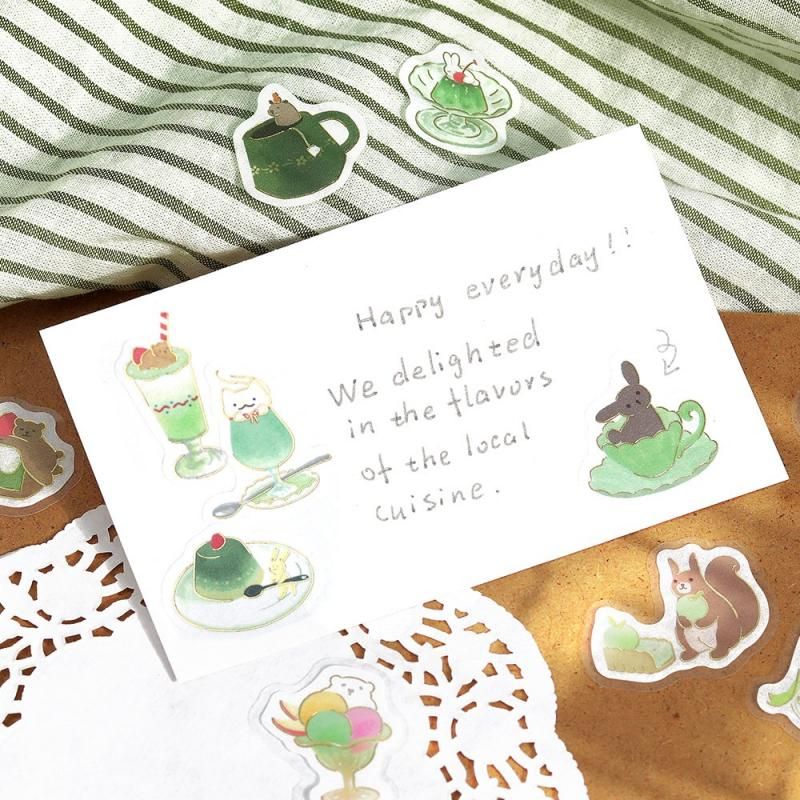 BGM Planner Sticker Flakes - Afternoon Tea Party - Woot-a-la-la
