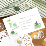 BGM Planner Sticker Flakes - Afternoon Tea Party - Woot-a-la-la