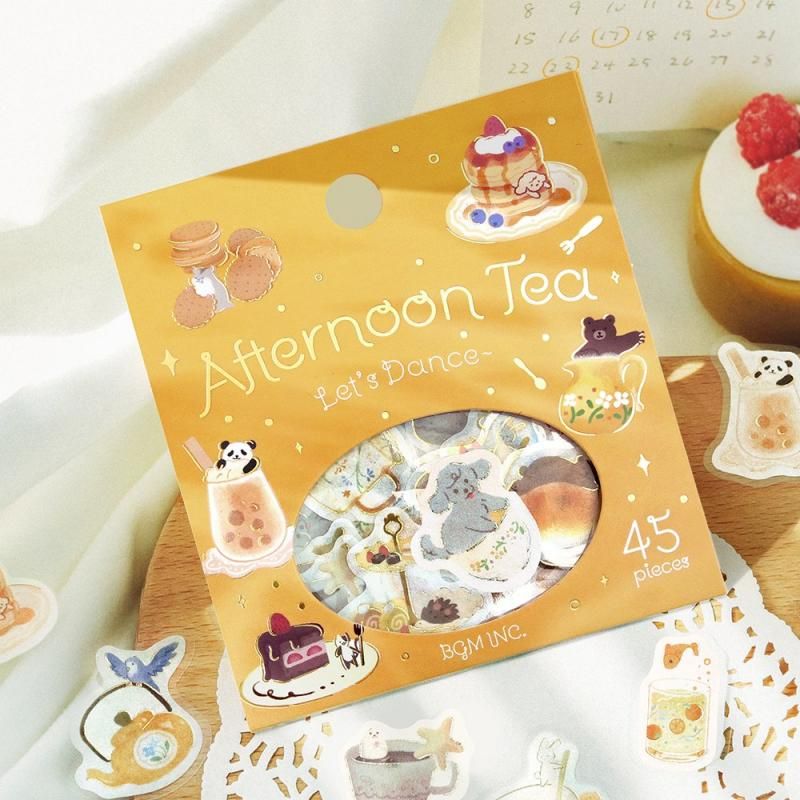 BGM Planner Sticker Flakes - Afternoon Tea Party - Odorow in Rhythm