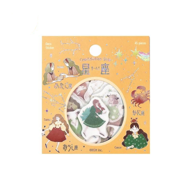 BGM Flake Stickers - Star Reading - Taurus, Gemini, and Cancer