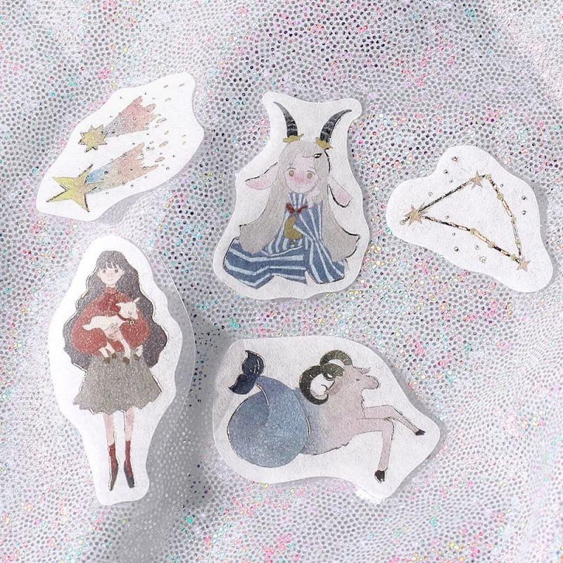 BGM Flake Stickers - Star Reading - Scorpio, Sagittarius, and Capricorn