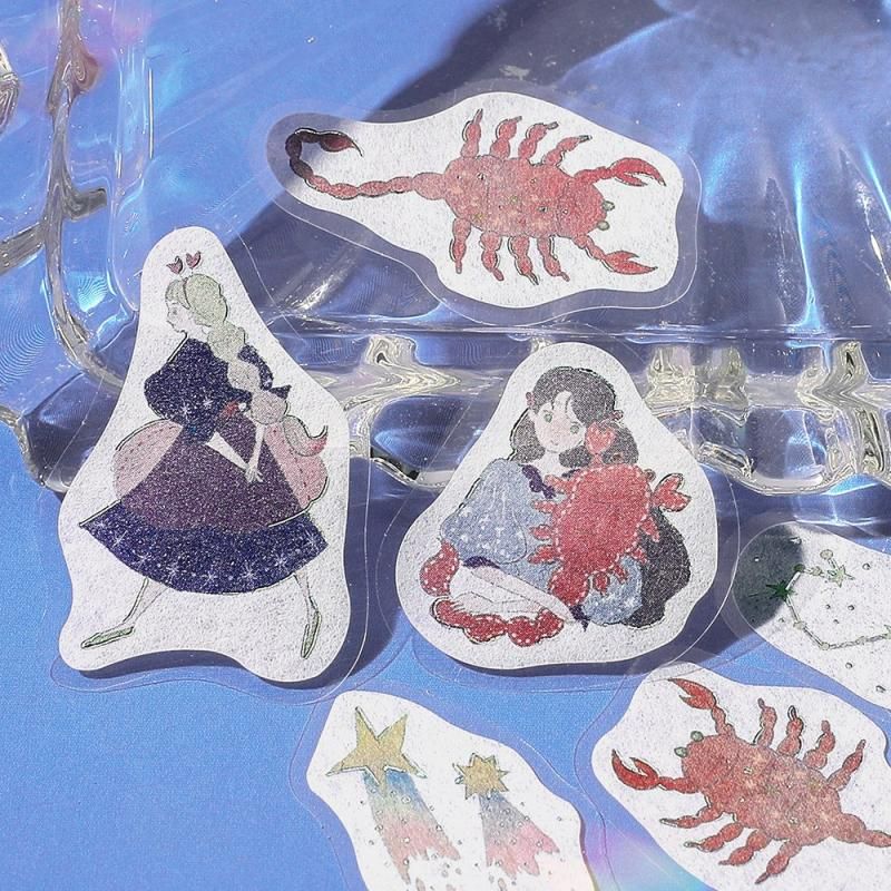 BGM Flake Stickers - Star Reading - Scorpio, Sagittarius, and Capricorn