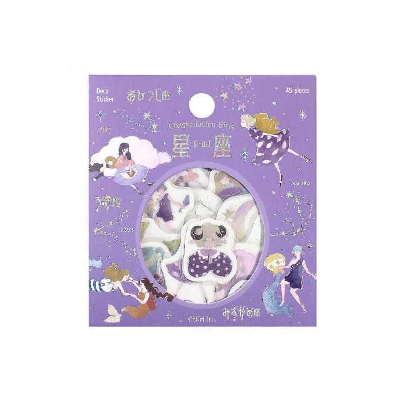 BGM Flake Stickers - Star Reading - Aquarius, Pisces, and Aries