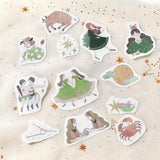 BGM Flake Stickers - Star Reading - Taurus, Gemini, and Cancer