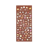 BGM Muni Muni Puffy Planner Sticker Sheet - Bread