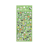 BGM Muni Muni Puffy Planner Sticker Sheet - Panda