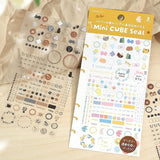 BGM Planner Sticker Sheet - Flower & Coffee Day