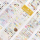 BGM Planner Sticker Sheet - Flower & Coffee Day