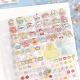 BGM Planner Sticker Sheet - Animal Palette