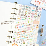 BGM Planner Sticker Sheet - Animal Palette