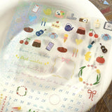 BGM Planner Sticker Sheet - Enamel & Pencil Drawing