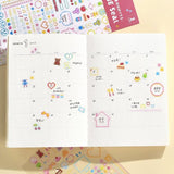 BGM Planner Sticker Sheet - Pixel Painting