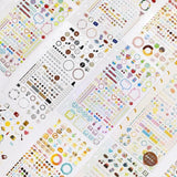BGM Planner Sticker Sheet - Pixel Painting