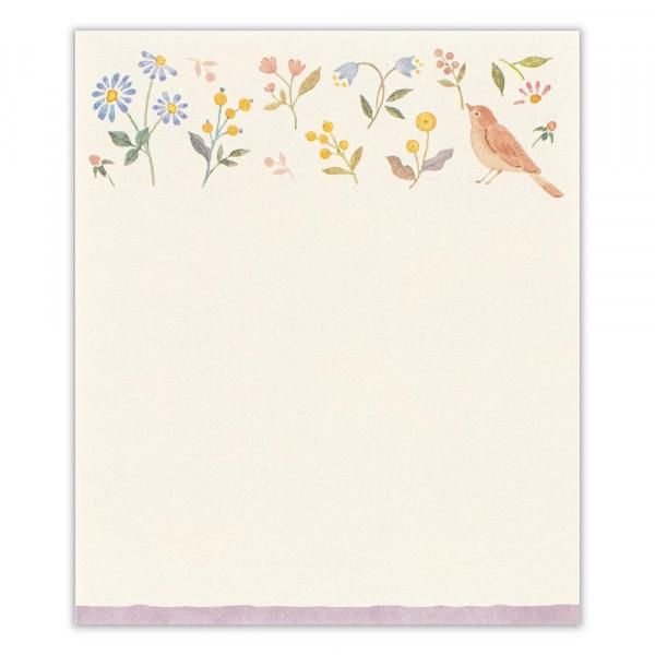 NB Awairo Memo Pad - Flowers Swaying