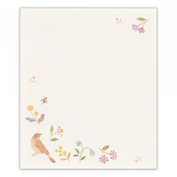 NB Awairo Memo Pad - Flowers Swaying