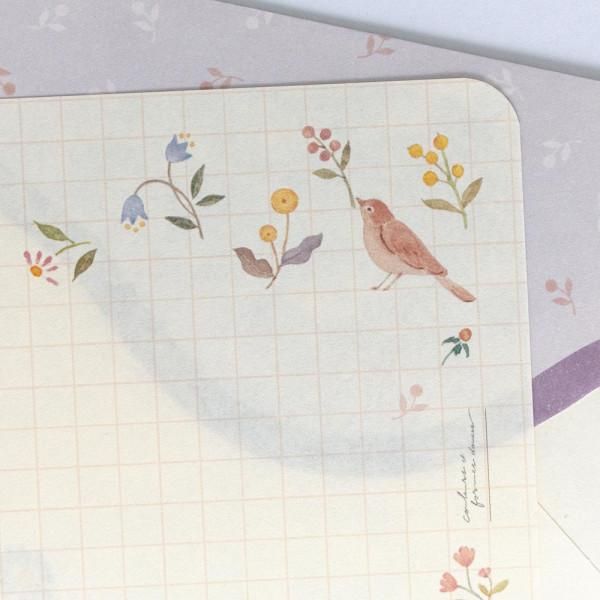 NB Awairo Letter Set - Flowers Swaying
