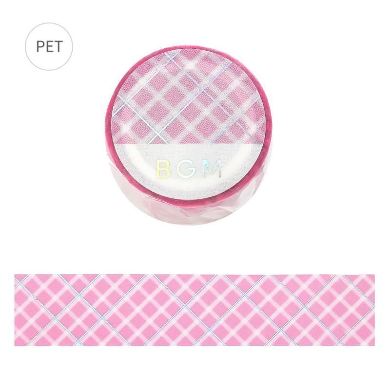 BGM Washi Tape - Classic Life - Pink Lattice