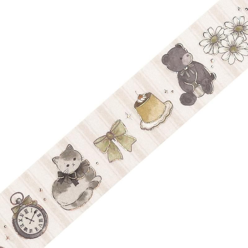 BGM Washi Tape - Fairy Tale Party - Milk Tea