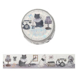 BGM Washi Tape - Fairy Tale Party - Silver Grey
