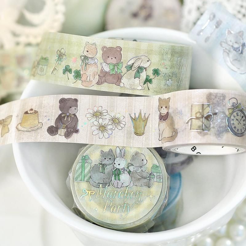 BGM Washi Tape - Fairy Tale Party - Garden