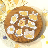 BGM Planner Sticker Flakes - Fuwafuwa Animals - Chick Egg