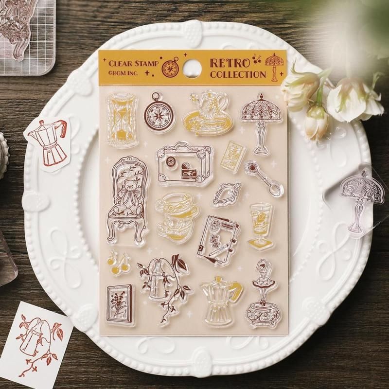 BGM Clear Stamp - Retro Goods