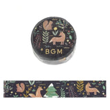 BGM Washi Tape - Nordic Forest - Moonlit Forest