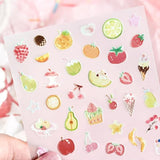 BGM Icing Sticker Sheet - Colorful Fruits