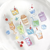 BGM Icing Sticker Sheet - Soft and Fluffy Drink