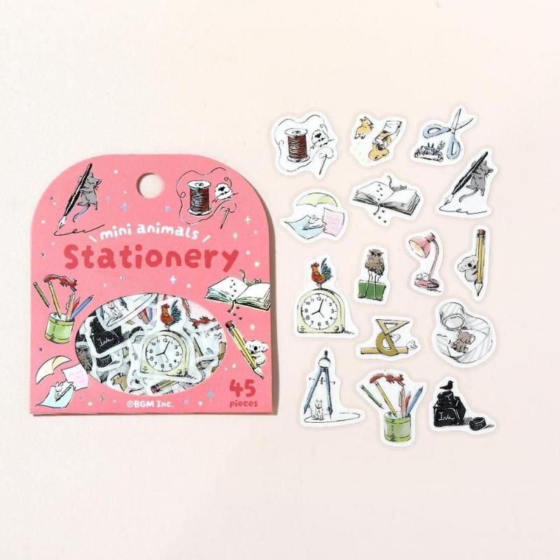 BGM Planner Sticker Flakes - Mini Mini Animals - Stationery
