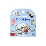 BGM Planner Sticker Flakes - Mini Mini Animals - Cooking