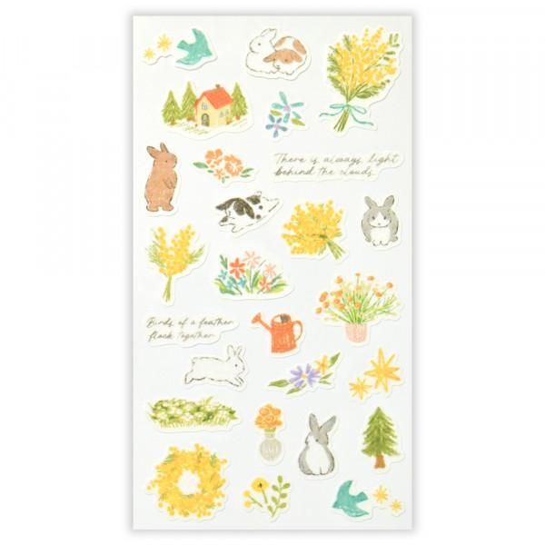 NB Large Stickers - Deco Time - Rabbit