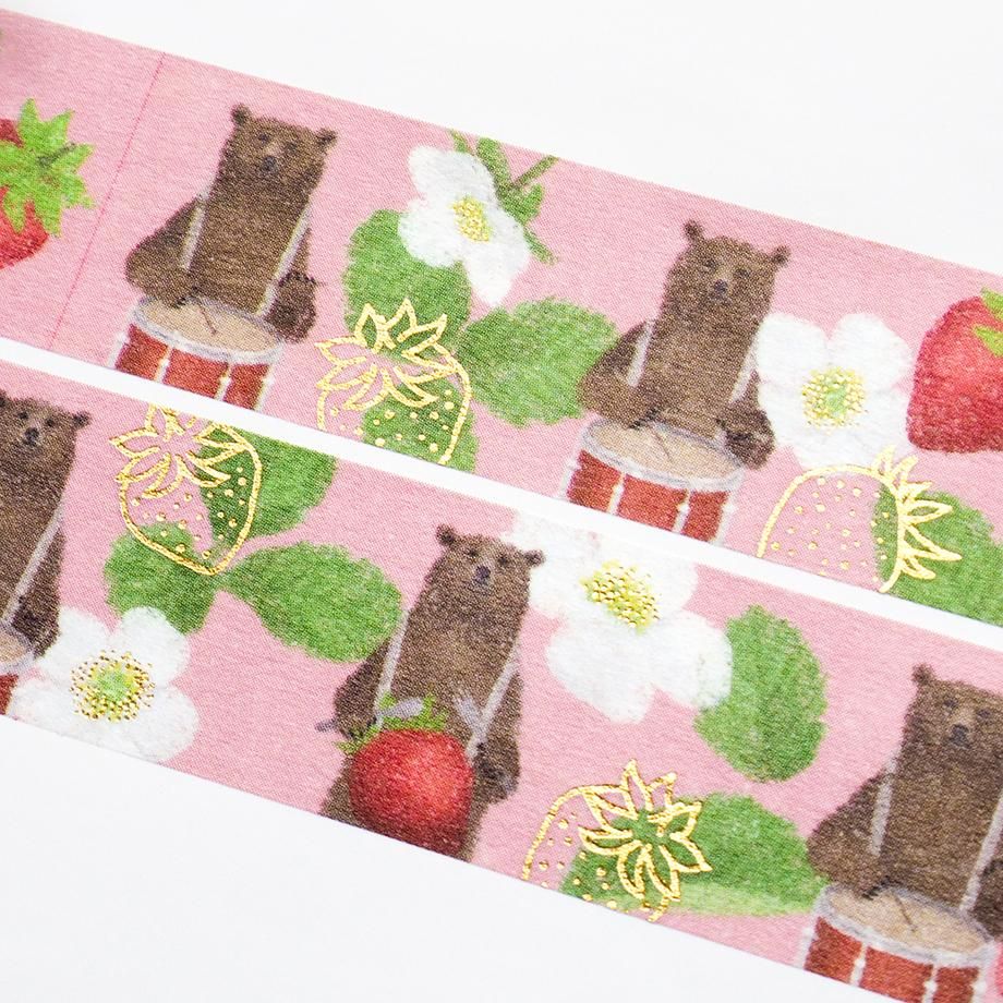 Hyogensha Cozyca Akira Kusaka Foil-Stamped Washi Tape - Sweet Beat