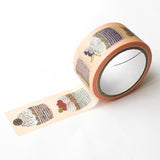 Hyogensha Cozyca Midori Asano Foil-Stamped Washi Tape - Three O'Clock